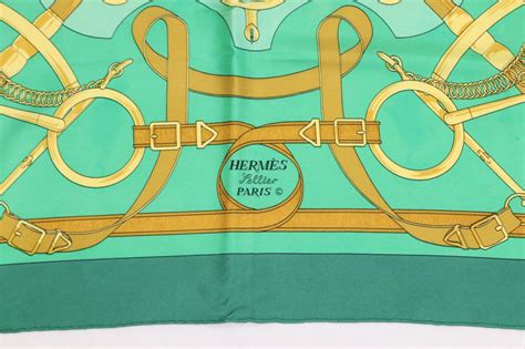 hermes scarf green viking schooner|most valuable hermes scarves.